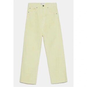 ZARA YELLOW MOM JEAN